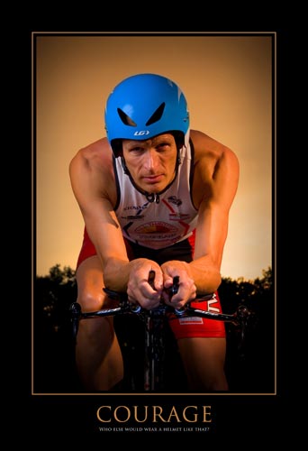 Professional triathlon portrait photographer
