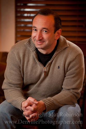 Casual Corporate headshot portrait Denville