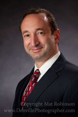 Classic corporate headshot, corporate portrait Denville